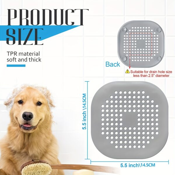 1/3/5pcs Hair Filter, Sink Filter, Bathtub Shower Floor Drain Plug, Silicone Kitchen Plug, Bathroom Tools - Image 4