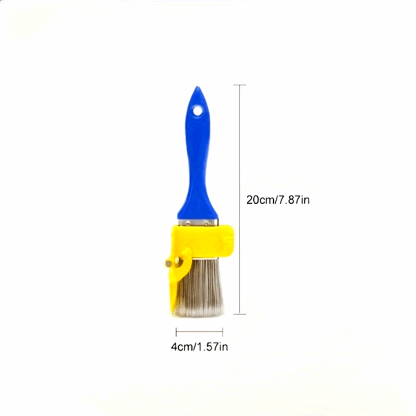 1 Set 2-in-1 Edge Painting Brush with Color Separation Guide, Durable Plastic Handle, Multi-Use DIY Paint Tool for Frame, Wall, Window, and Ceiling Edging, Lightweight, Precise Latex Paint Trimming Separator Tools - Image 18