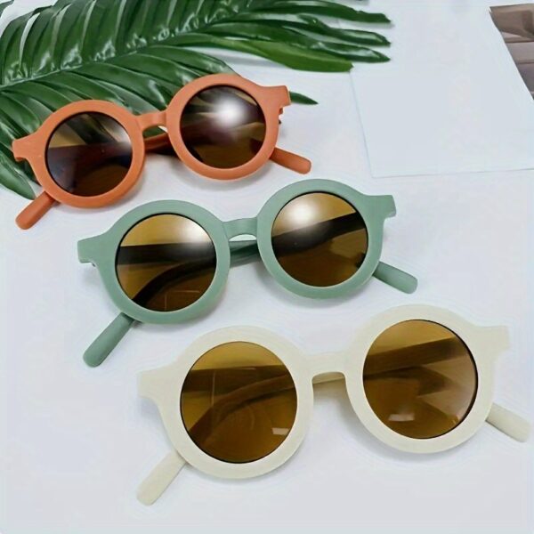 La Dearchuu Kids Fashion Fashion Glasses with Decorative Lenses, Lightweight Plastic Frame, 4 Colors (Beige/Teal/Orange/Yellow) for, Parties, Photo Shoots & Holiday Gifts, Kids Party Eyewear - Image 31
