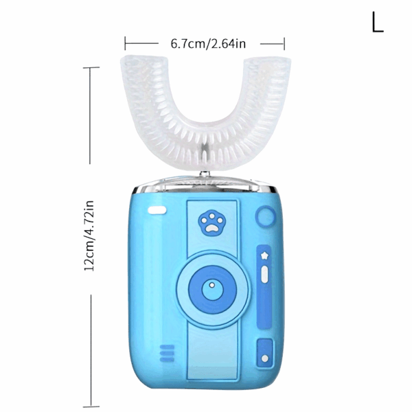 Cartoon-Themed Soundwave technology U-Shaped Electric Toothbrush with 6 Cleaning Modes, Rechargeable USB, Includes Brush Head - Perfect for Youngsters, U-shaped, Electric Toothbrush, Cartoon, Rechargeable, 6 Cleaning Modes - Image 10