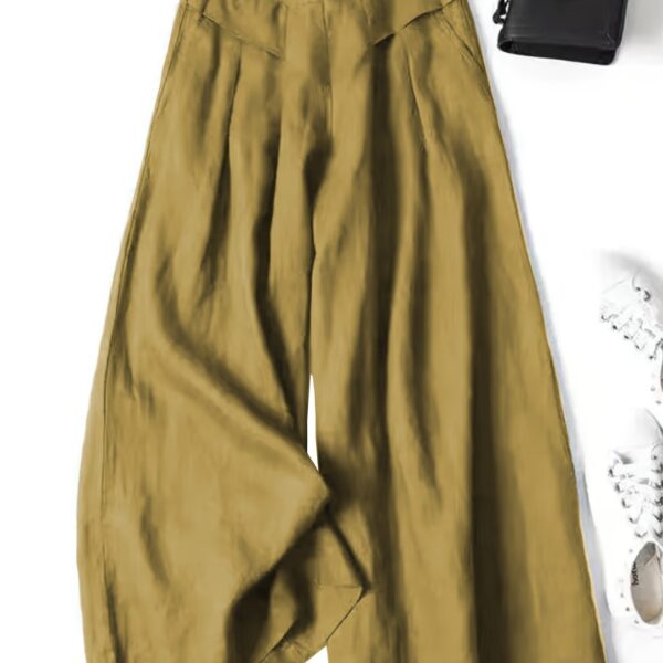 Chic Wide Leg Palazzo Pants - Versatile & Breathable - Perfect for Spring & Summer, Stylish Comfort for Women’s Casual and Work Wardrobe - Image 15