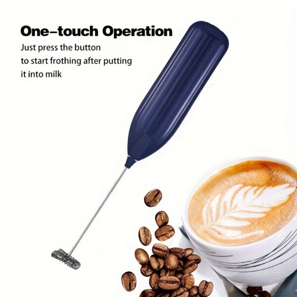 1pc LALAYUAN Electric Milk Frother - Mini Handheld Whisk, Battery Operated (Not Included), Ideal for Coffee, Lattes, Cappuccino, and Chocolate Drinks, Portable Foam Maker, Perfect Christmas Gift, Coffee Drink Maker | Modern Kitchen Accessory | Durable Sta - Image 33