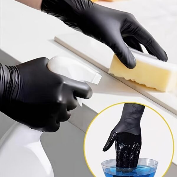 10/20/50pcs Heavy Duty Disposable Nitrile Gloves, Powder-Free, Latex-Free, Waterproof, Ambidextrous for Home Cleaning, Kitchen, Outdoor Use, Household Cleaning Gloves|Nitrile Gloves|Powderfree Gloves - Image 10
