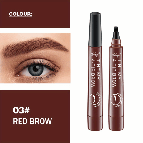 Waterproof Long-Lasting Microblading Eyebrow Pen - Creates Natural, Defined Brows With Micro-Fork Tip Applicator - Perfect Gift For Women With All Skin Types A Wild Eyebrow Easy To Use Easy And Fast Eyebrow Brush - Image 8