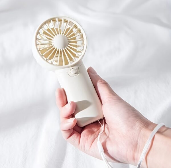 Battery Operated Mini Portable Fan, Lightweight Handheld Fan - Ideal For Office, Outdoor, Traveling And Camping - Stay Cool Anytime, Anywhere! (Requires AAA Batteries, Not Included) - Image 11
