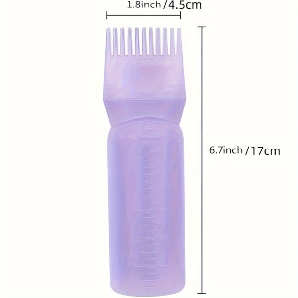 Precision Root Comb Shampoo Bottle Applicator - Long-lasting, Salon-Quality Styling Tool - Ideal for Home & Professional Barber Use - Hair Care Essential - Image 7