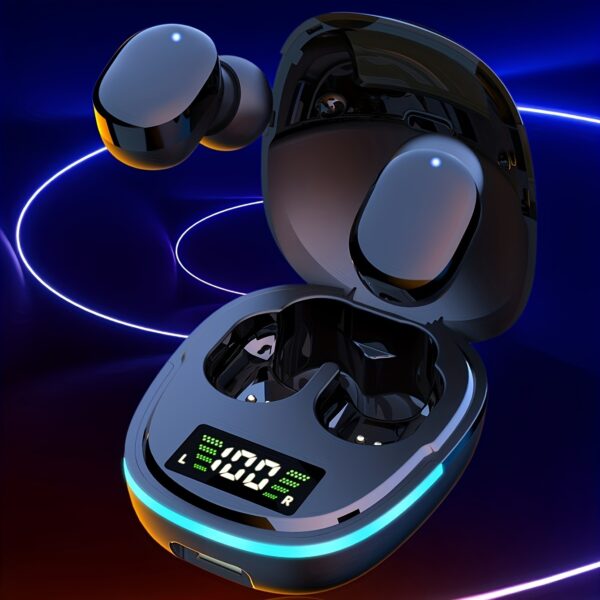 2024 New Generation Wireless Earbuds - Earbud Headphones with LED Display, Touch Control, TWS True Wireless Stereo, Sweat-Resistant Design for Sports, Music, and Gaming - Compatible with IOS and Android Devices - Image 7