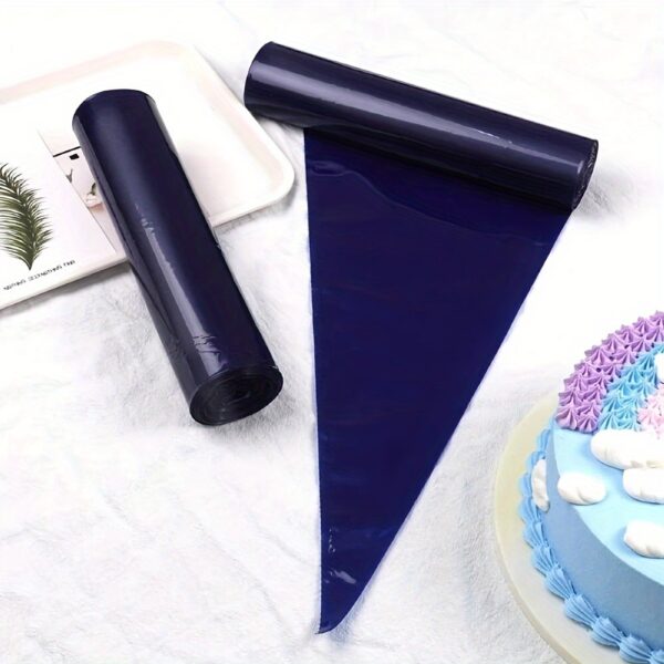 [Professional Cake Decorating Bags] 50pcs Disposable Pastry Bags, 16-Inch Thick PET Piping Bags for Cake Decorating, Professional Baking Accessories for Valentine'S Day, Ramadan, Father'S Day, Mother'S Day, Graduation - Image 4