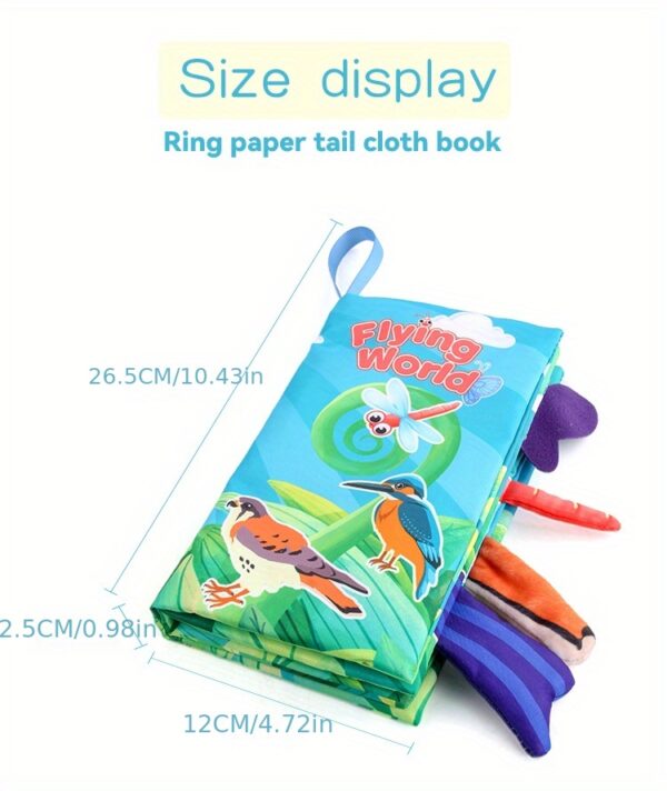 Baby Books -Baby Toys Gifts Touch Feel First Cloth Crinkle Soft Books Infant Tummy Time ToysLearning Sensory Baby Toys Stroller Toys Christmas Halloween Thanksgiving Gifts - Image 20
