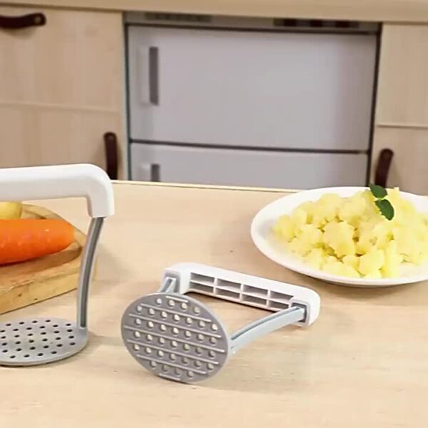 1pc Non-Slip Handle Potato Masher, Kitchen Vegetable Manual Fruit Masher, Potato Ricer, Press, Crusher, Kitchen Gadgets, Stuff - Image 7
