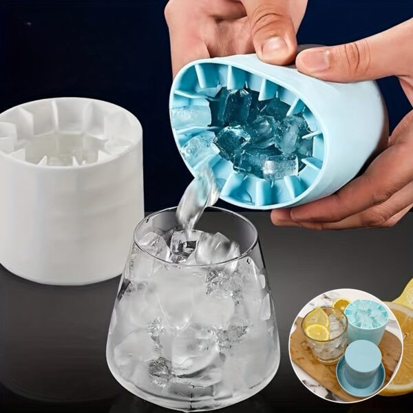 1pc, Make Perfectly-Shaped Ice Cubes With This Easy-Release Silicone Ice Cube Mold - Holds Up To 60 Cubes! Kitchen Accessories - Image 17