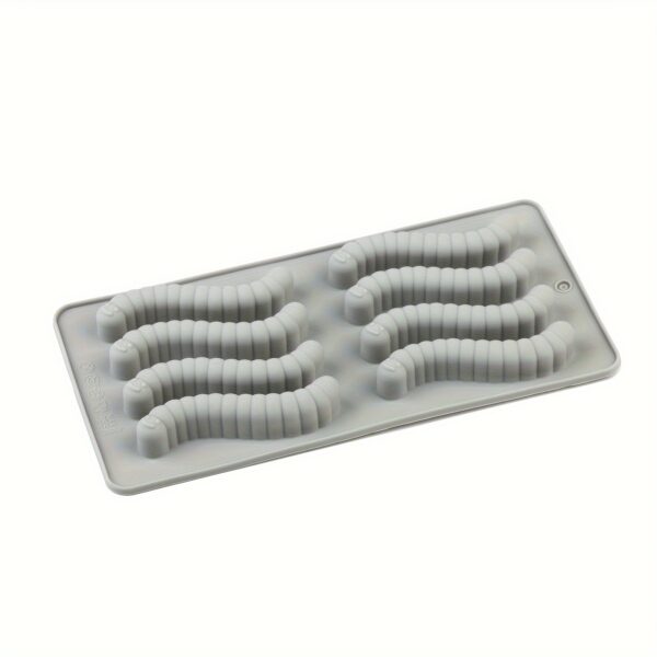 Vibrant Silicone Worm Mold - Non-Stick, Easy Release, BPA-Free, Perfect for Halloween Decorations, Cake Making, Gelatin, Gummies, Chocolate Crafting, and Creative Food Presentation - Image 8