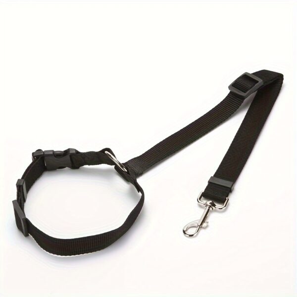 Secure Your Pet in the Car with This Adjustable Harness & Seat Belt Lead Leash! - Image 5