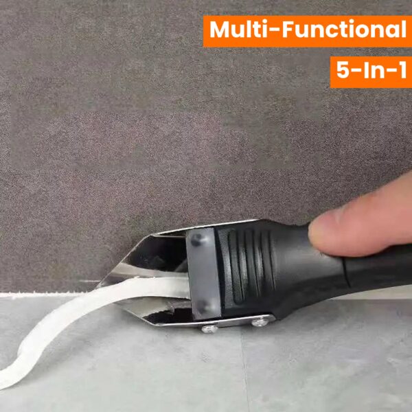 1pc Multi-Functional 5-in-1 Caulk Remover Tool Kit, Plastic Grout Scraper, Sealant Finishing & Glue Angle Scraper for Kitchen & Bathroom Renovations - Image 10