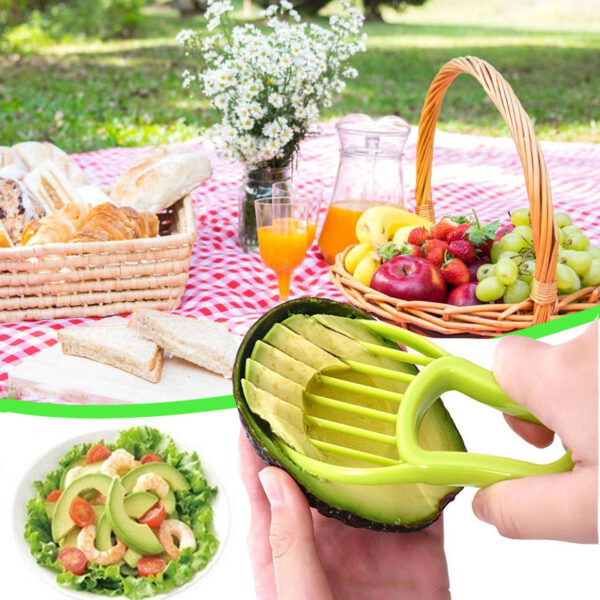 Avocado Slicer - 3-in-1 Tool For Hassle-Free Preparation Of Avocado, Perfect For Outdoor And Home Kitchen Use - Image 4