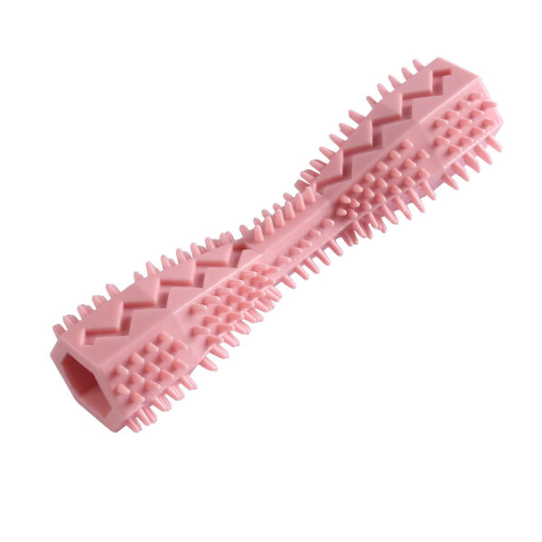 Durable Dog Chew Stick, Toothbrush For Tooth Cleaning And Massage - Soft Rubber Pet Toy - Image 5