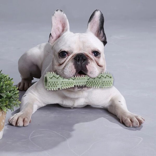 Durable Dog Chew Stick, Toothbrush For Tooth Cleaning And Massage - Soft Rubber Pet Toy - Image 9