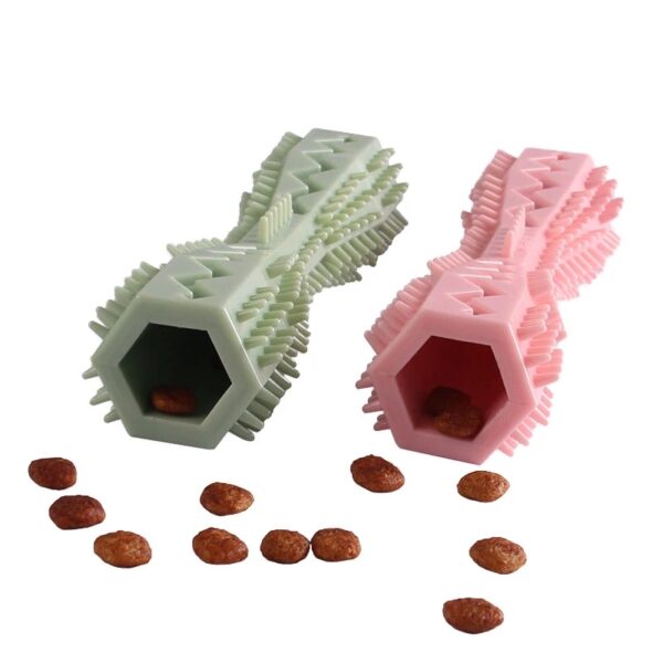 Durable Dog Chew Stick, Toothbrush For Tooth Cleaning And Massage - Soft Rubber Pet Toy - Image 7