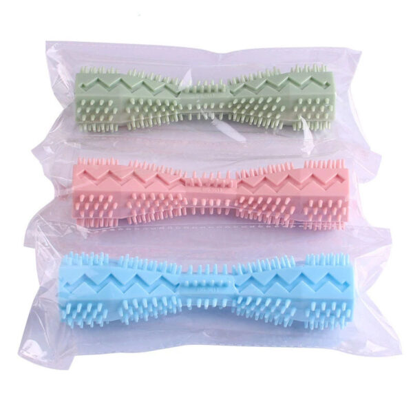 Durable Dog Chew Stick, Toothbrush For Tooth Cleaning And Massage - Soft Rubber Pet Toy - Image 18
