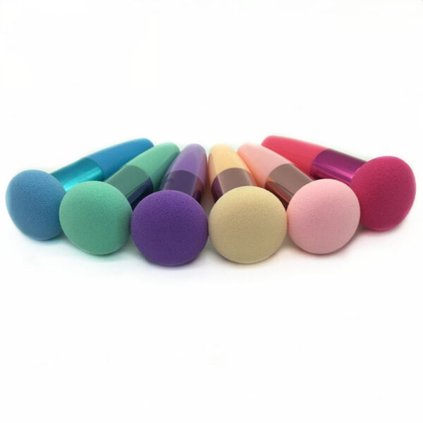 1pc Foundation Makeup Sponge With Handle Beauty Blender Cosmetics Makeup Sponge Mushroom Stick - Image 19