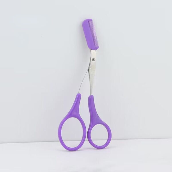 Eyebrow Trimmer Scissor With Comb Lady Woman Men Hair Removal Grooming Shaping Stainless Steel Eyebrow Remover Makeup Tool - Image 15