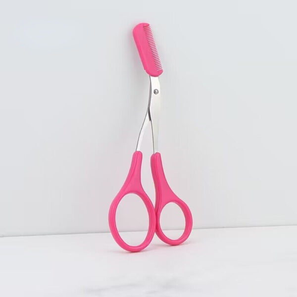 Eyebrow Trimmer Scissor With Comb Lady Woman Men Hair Removal Grooming Shaping Stainless Steel Eyebrow Remover Makeup Tool - Image 17