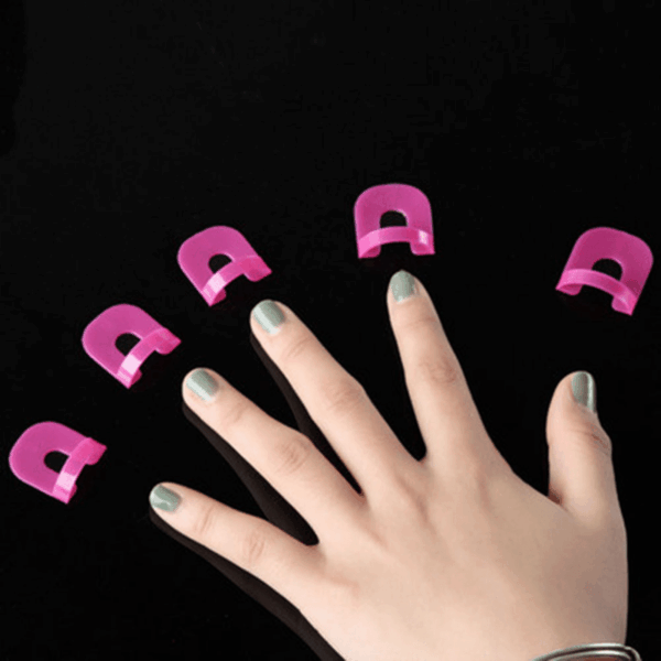 26 Pcs 10 Sizes U Curve Shape Nail Protector, Nail Polish Spill Proof Protector Tools, Nail Art Tools - Image 8