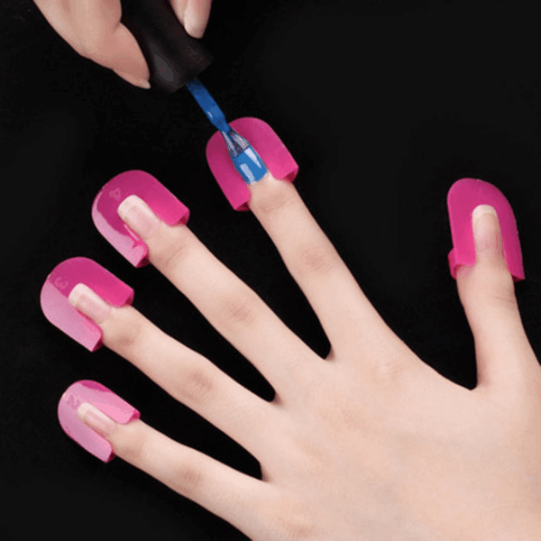 26 Pcs 10 Sizes U Curve Shape Nail Protector, Nail Polish Spill Proof Protector Tools, Nail Art Tools - Image 3