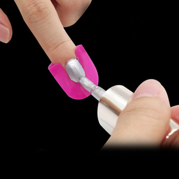 26 Pcs 10 Sizes U Curve Shape Nail Protector, Nail Polish Spill Proof Protector Tools, Nail Art Tools - Image 13