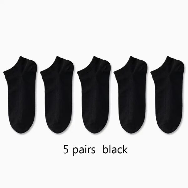 1/5/10 Pairs of Comfortable Breathable Ankle Socks for Men and Women - Perfect for Spring and Summer - Image 6