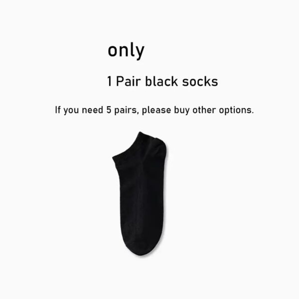 1/5/10 Pairs of Comfortable Breathable Ankle Socks for Men and Women - Perfect for Spring and Summer - Image 5