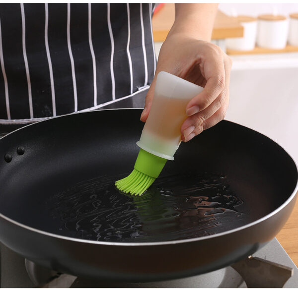1pc Multi-Use Silicone Oil Brush and Dispenser - Easy-to-Clean, Leakproof, for Grilling, Baking & BBQ - Image 23