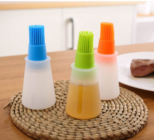 1pc Multi-Use Silicone Oil Brush and Dispenser - Easy-to-Clean, Leakproof, for Grilling, Baking & BBQ - Image 24