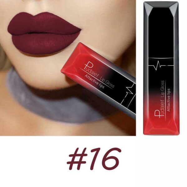 17 colors Long-Lasting Matte Liquid Lipstick Lip Gloss with Velvet Finish and Waterproof Formula Valentine's Day Gifts - Image 22