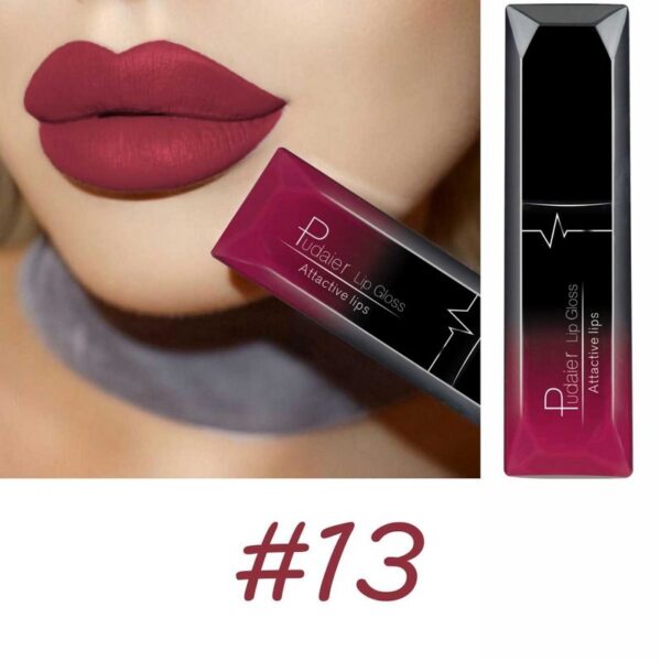 17 colors Long-Lasting Matte Liquid Lipstick Lip Gloss with Velvet Finish and Waterproof Formula Valentine's Day Gifts - Image 19