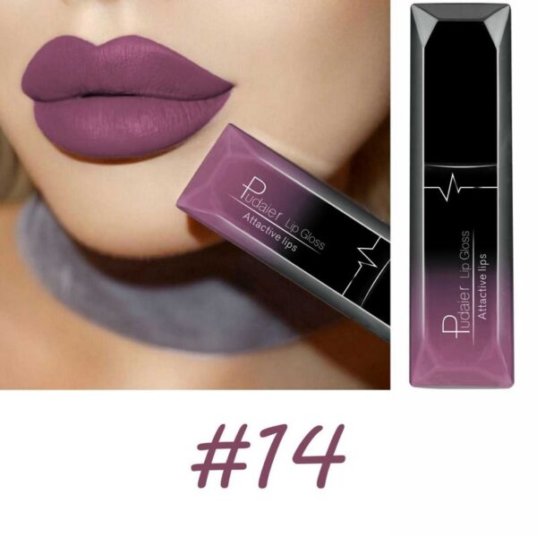 17 colors Long-Lasting Matte Liquid Lipstick Lip Gloss with Velvet Finish and Waterproof Formula Valentine's Day Gifts - Image 20
