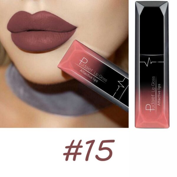17 colors Long-Lasting Matte Liquid Lipstick Lip Gloss with Velvet Finish and Waterproof Formula Valentine's Day Gifts - Image 21