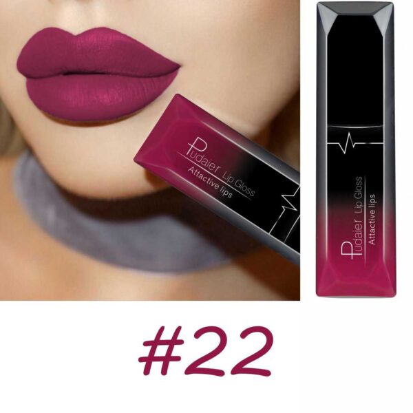 17 colors Long-Lasting Matte Liquid Lipstick Lip Gloss with Velvet Finish and Waterproof Formula Valentine's Day Gifts - Image 24