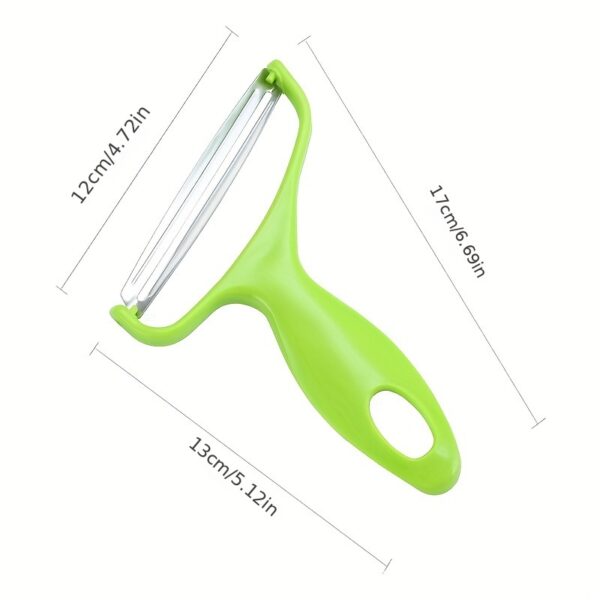 [Easy Wide Mouth Cabbage Grater] Purple and Blue Cabbage Grater - Wide Mouth Peeling Knife for Easy Shredding and Peeling of Garden Vegetables Kitchen Accessories - Image 3