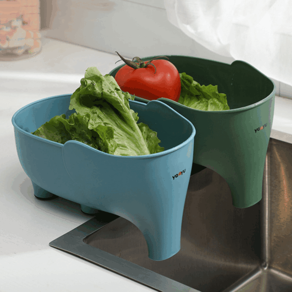 1pc Elephant Sculpt Sink Strainer Anti Skid Leftover Drain Basket Fruit Vegetable Drainer Kitchen Accessories - Image 6