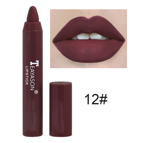 1PC Sexy Matte Lipstick Waterproof Long Lasting Color Rendering Non-stick Velvet Lips Liner Pencil Woman Makeup Cosmetics Valentine's Day Gifts - Image 19