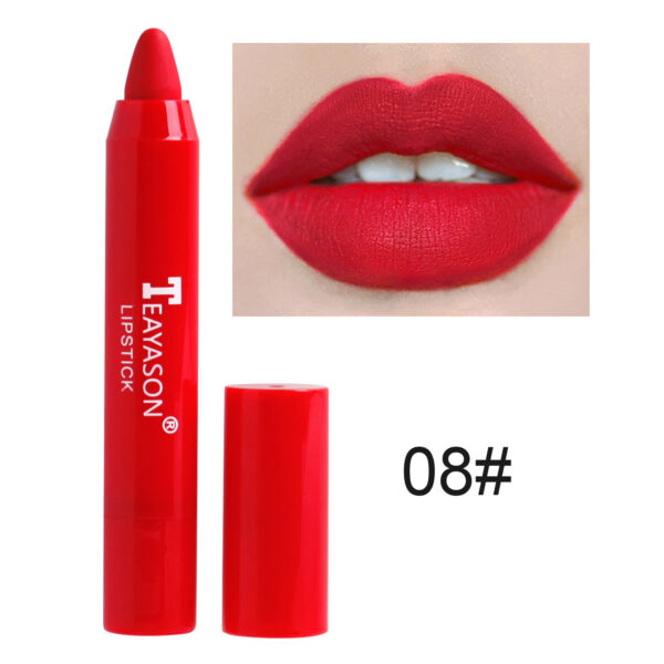 1PC Sexy Matte Lipstick Waterproof Long Lasting Color Rendering Non-stick Velvet Lips Liner Pencil Woman Makeup Cosmetics Valentine's Day Gifts - Image 15