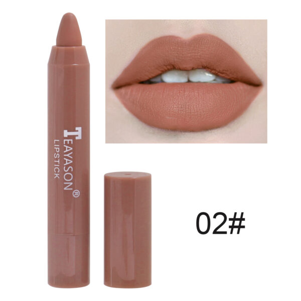1PC Sexy Matte Lipstick Waterproof Long Lasting Color Rendering Non-stick Velvet Lips Liner Pencil Woman Makeup Cosmetics Valentine's Day Gifts - Image 5
