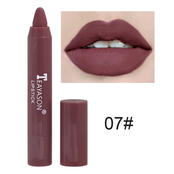 1PC Sexy Matte Lipstick Waterproof Long Lasting Color Rendering Non-stick Velvet Lips Liner Pencil Woman Makeup Cosmetics Valentine's Day Gifts - Image 14