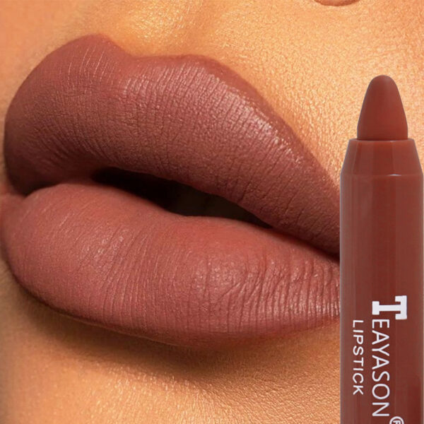 1PC Sexy Matte Lipstick Waterproof Long Lasting Color Rendering Non-stick Velvet Lips Liner Pencil Woman Makeup Cosmetics Valentine's Day Gifts - Image 10