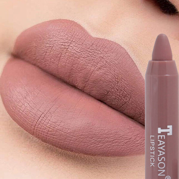 1PC Sexy Matte Lipstick Waterproof Long Lasting Color Rendering Non-stick Velvet Lips Liner Pencil Woman Makeup Cosmetics Valentine's Day Gifts - Image 8