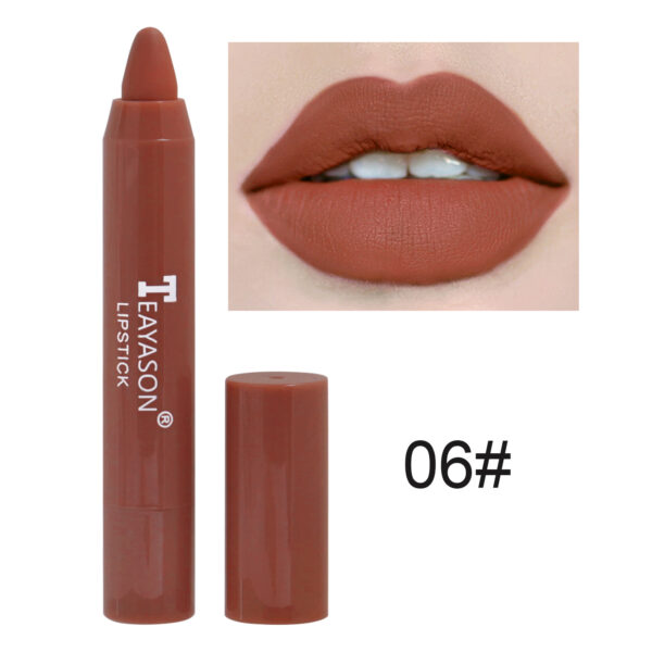 1PC Sexy Matte Lipstick Waterproof Long Lasting Color Rendering Non-stick Velvet Lips Liner Pencil Woman Makeup Cosmetics Valentine's Day Gifts - Image 13