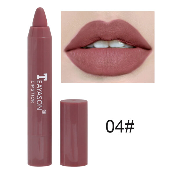 1PC Sexy Matte Lipstick Waterproof Long Lasting Color Rendering Non-stick Velvet Lips Liner Pencil Woman Makeup Cosmetics Valentine's Day Gifts - Image 9