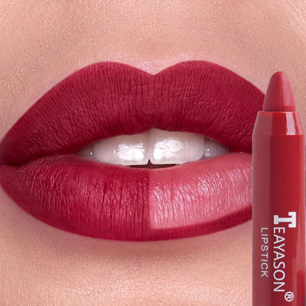 1PC Sexy Matte Lipstick Waterproof Long Lasting Color Rendering Non-stick Velvet Lips Liner Pencil Woman Makeup Cosmetics Valentine's Day Gifts - Image 23