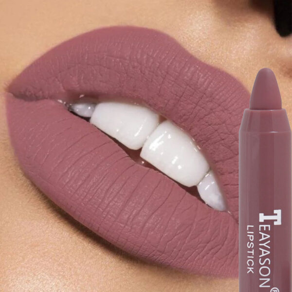 1PC Sexy Matte Lipstick Waterproof Long Lasting Color Rendering Non-stick Velvet Lips Liner Pencil Woman Makeup Cosmetics Valentine's Day Gifts - Image 25